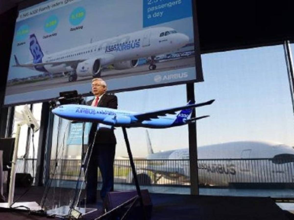 Airbus continúa liderando pedidos