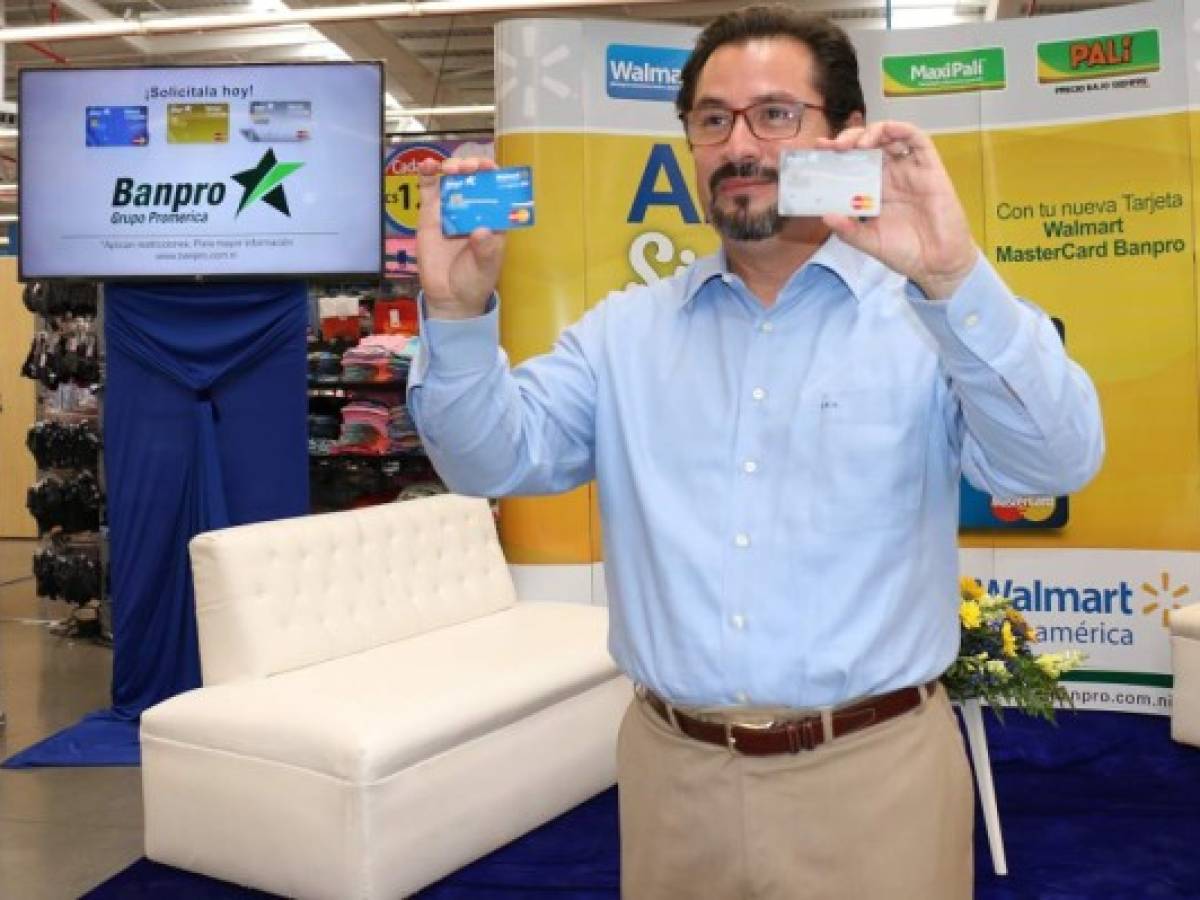 Walmart y Banpro lanzan tarjeta de crédito