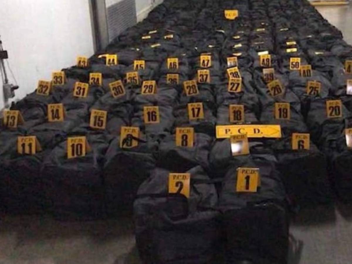 La Policía de Costa Rica se incauta del mayor alijo de cocaína de la historia del país