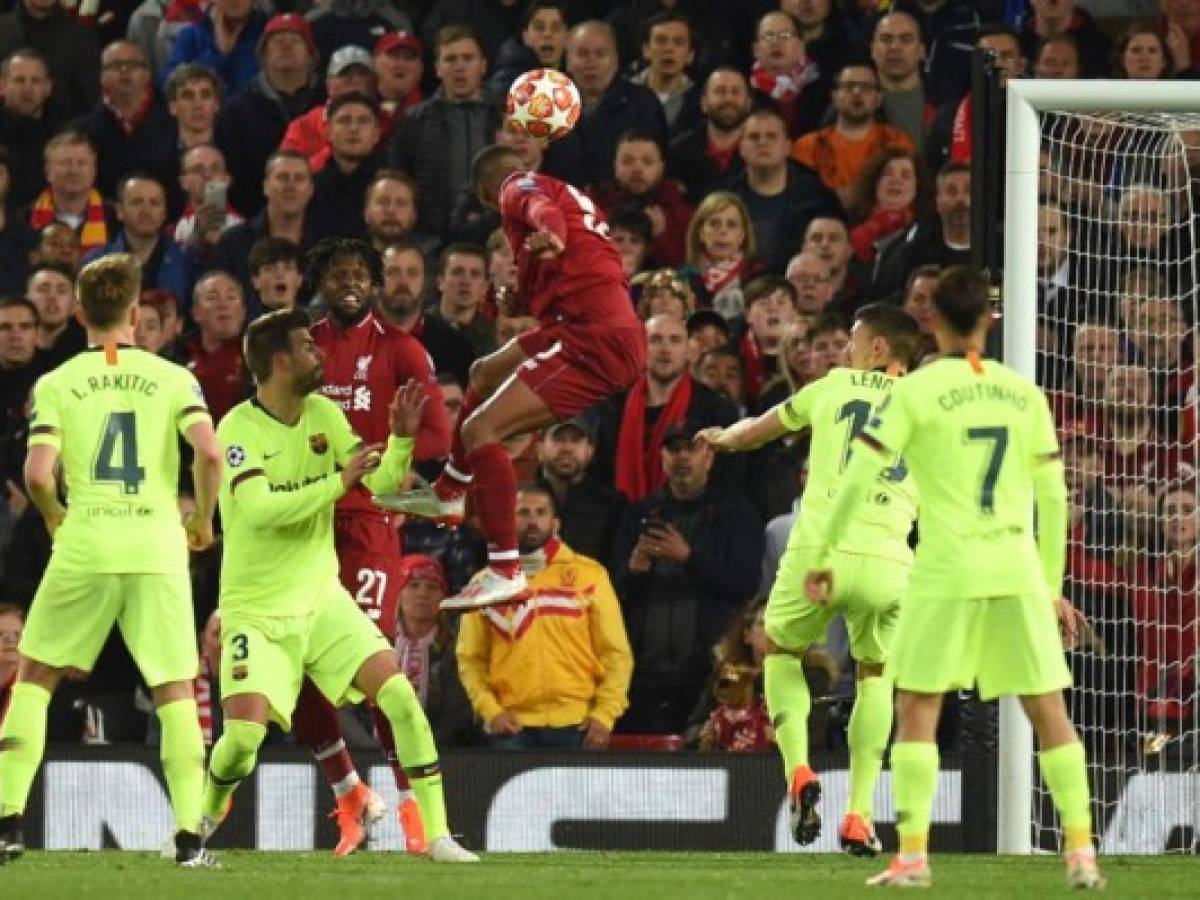 Noche mágica en Anfield: Liverpool vence al Barcelona y lo deja fuera de la Champions
