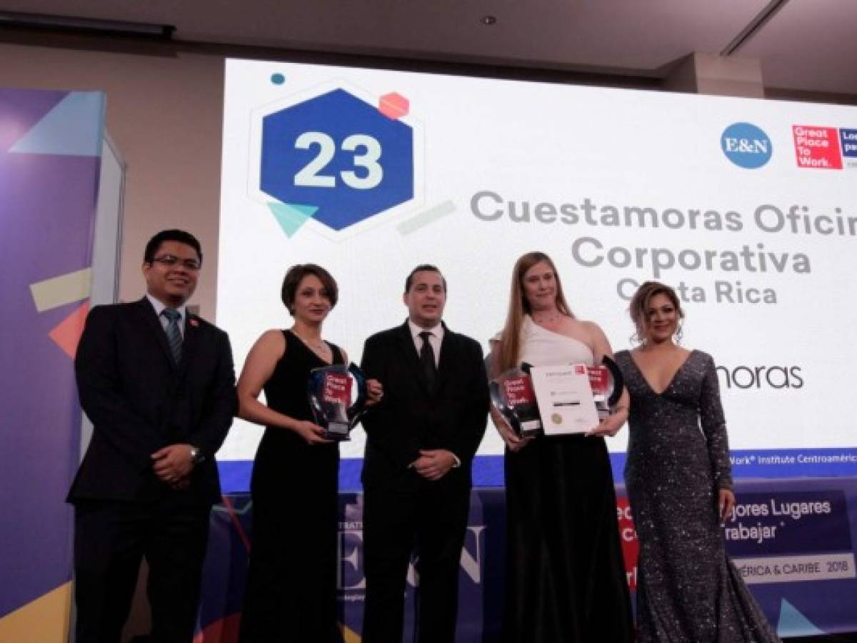 Los Mejores Lugares para Trabajar en Centroamérica 2018: de 20 hasta 100 colaboradores