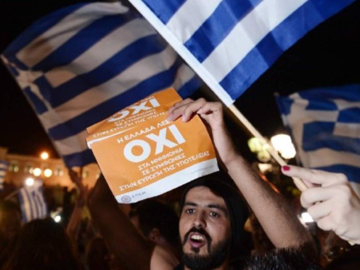 Fantasma del Grexit reaparece tras el 'No' de los griegos a sus acreedores
