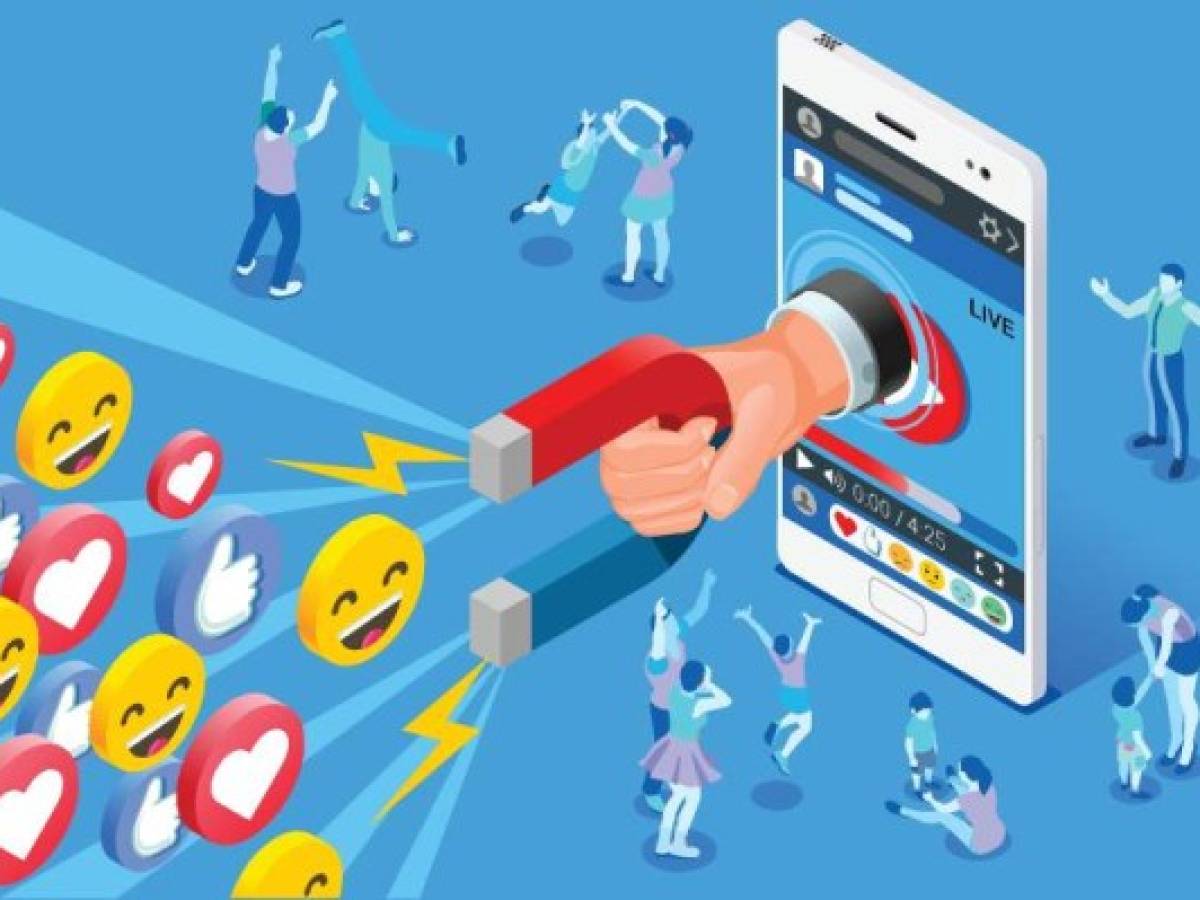 Social influencer concept. Media content to grab like from social audience. Vector Design. Social influencer concept. Media content to grab like from social audience. Vector Design.