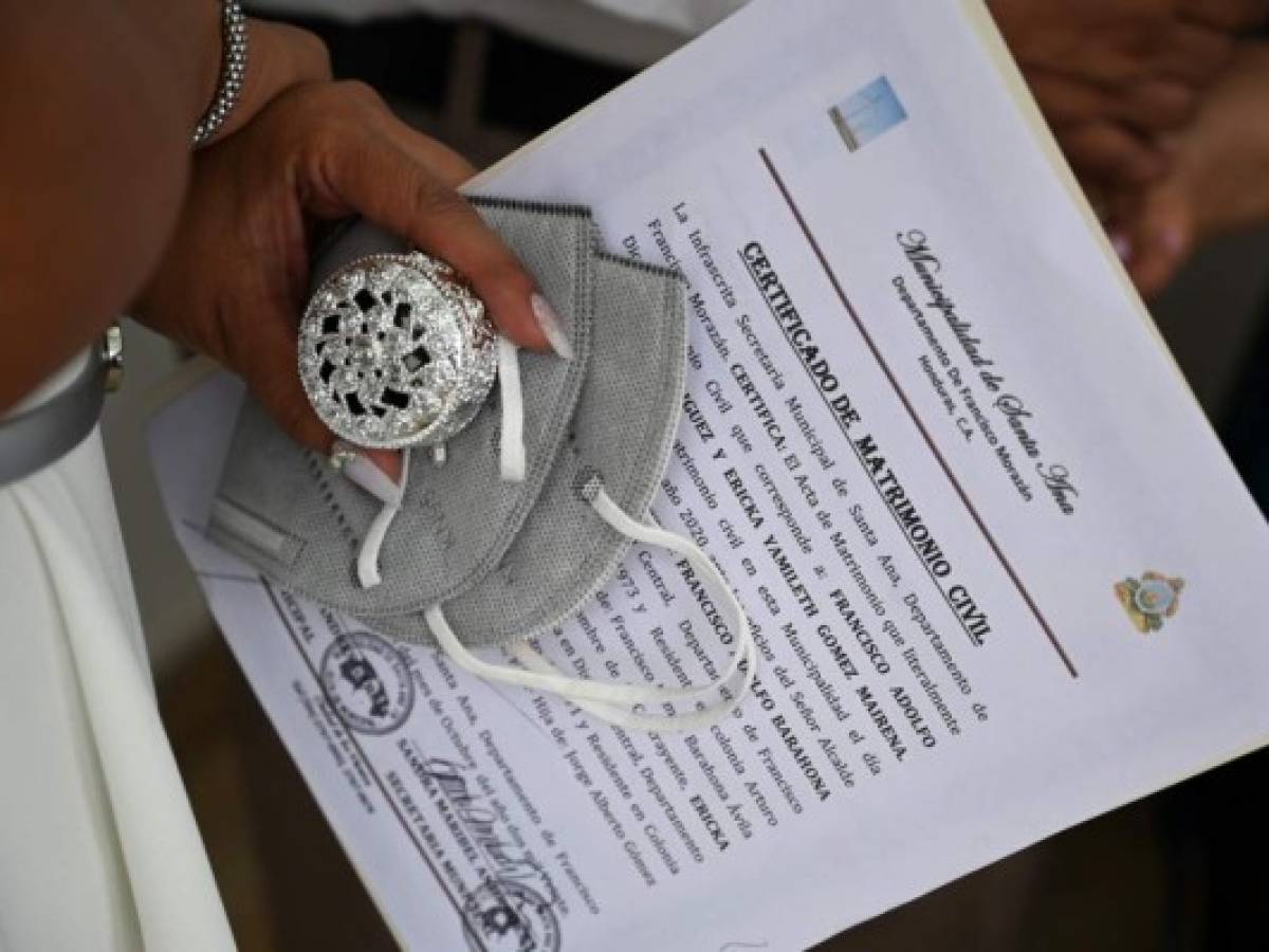 Honduras reanuda las bodas, suspendidas por la pandemia de covid-19