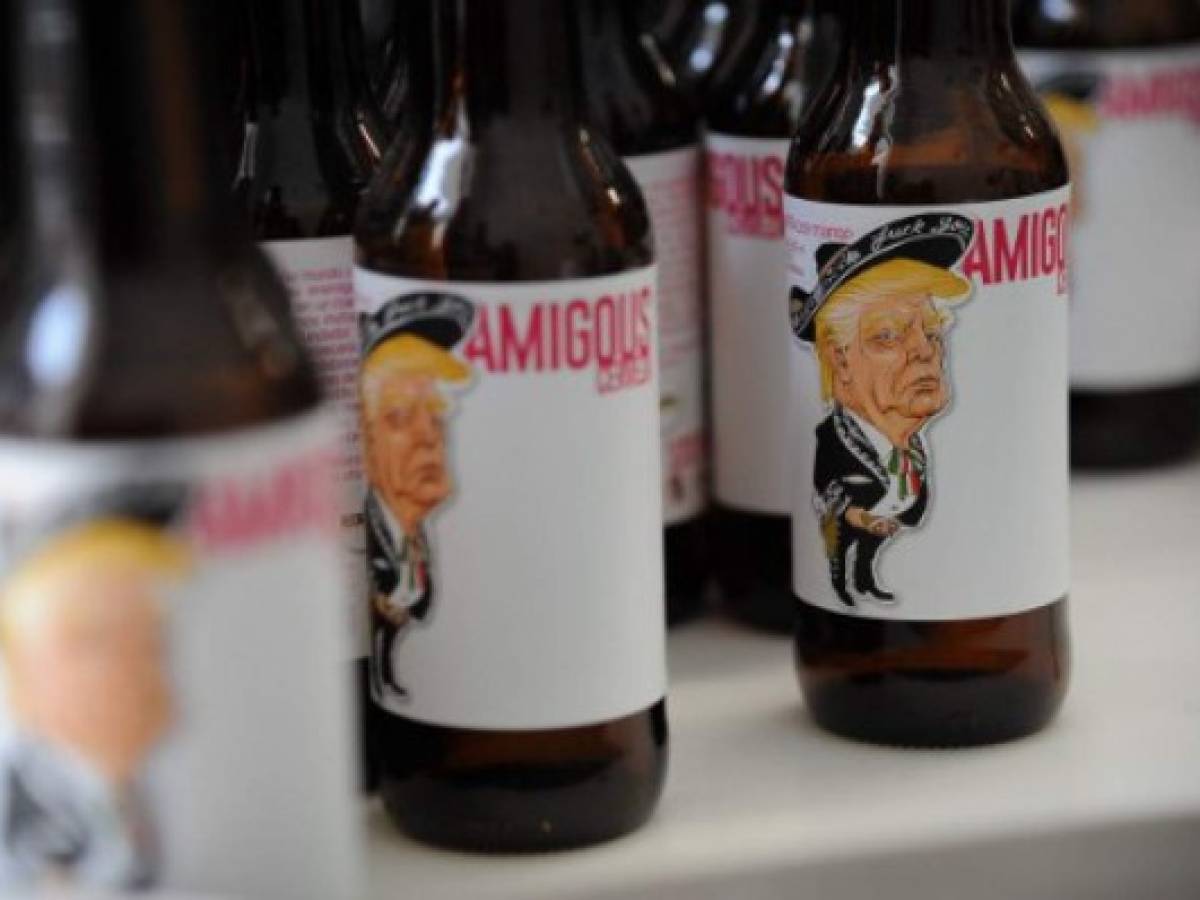 Amarga, naranja y de sabor a mango, la cerveza inspirada en Trump