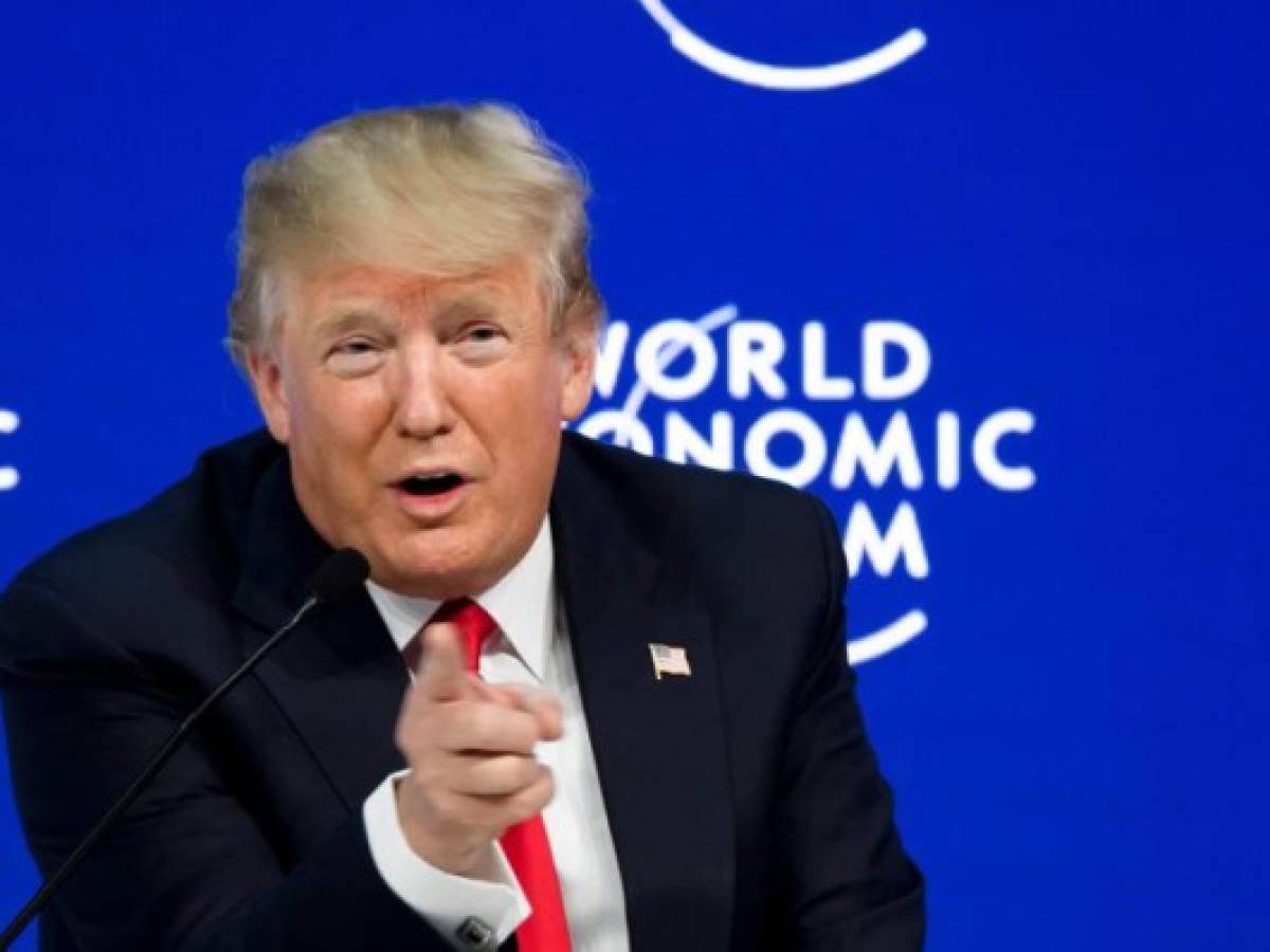 Trump en Davos: 'EEUU primero no significa EEUU en solitario'