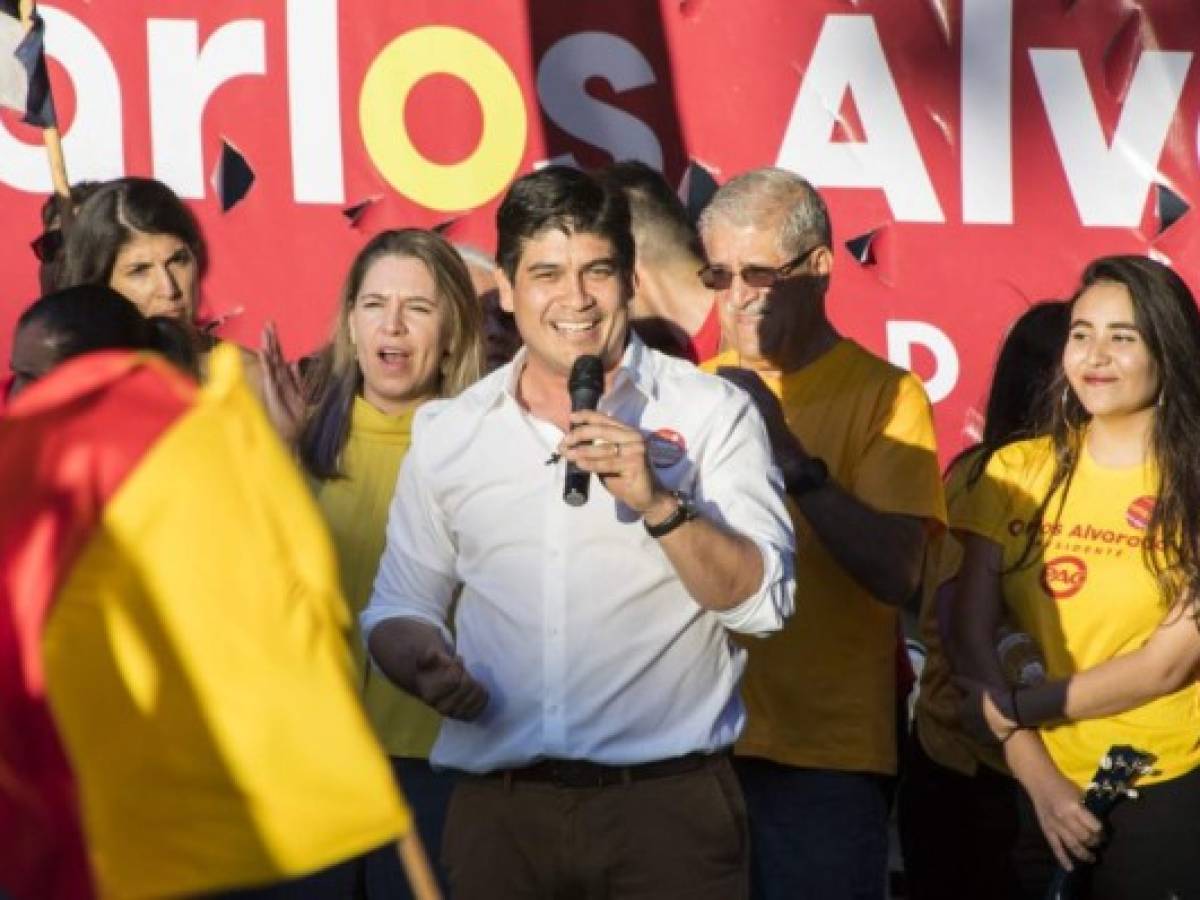 Elecciones Costa Rica: Carlos Alvarado promete defender la 'diversidad'