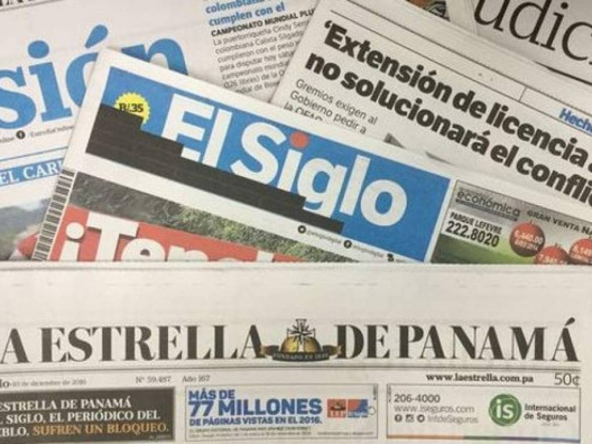 Grupo editorial panameño deja de ser afectado por lista negra de EEUU