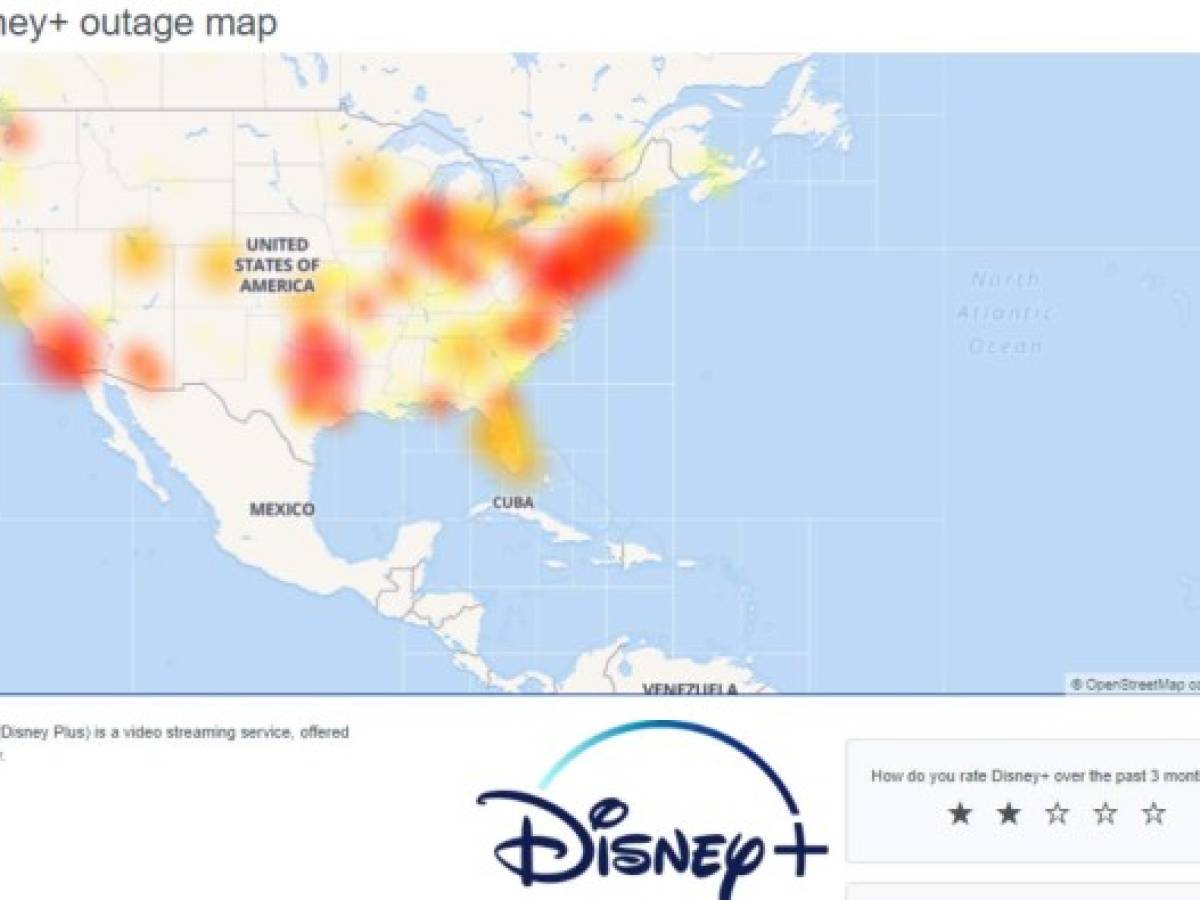 Disney+ afectado por problemas técnicos en su lanzamiento