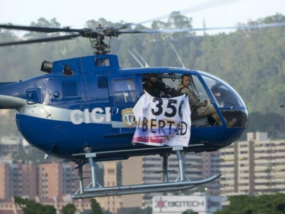 ¿Montaje? Escepticismo rodea el ataque de helicóptero en Venezuela