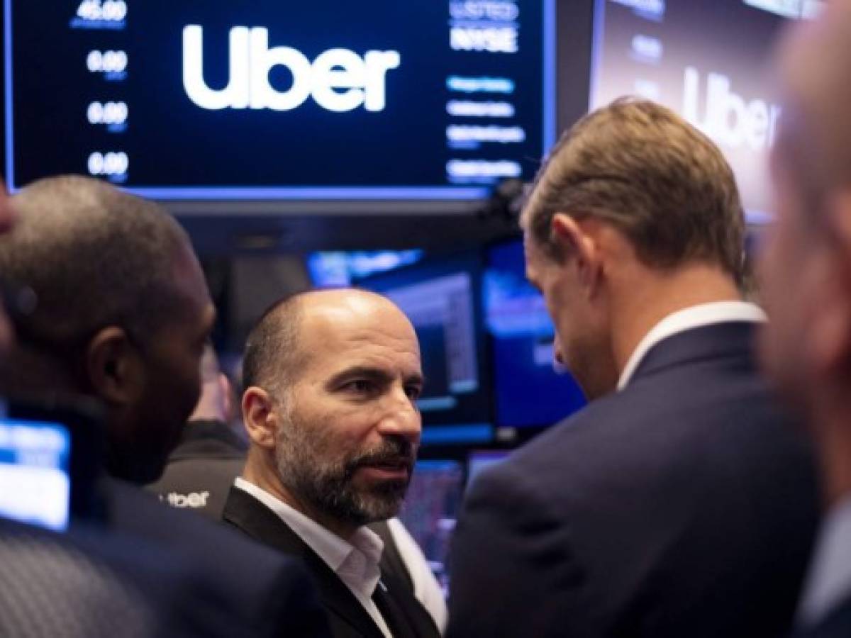Los accionistas de Uber pierden más de US$20.000 millones en dos días