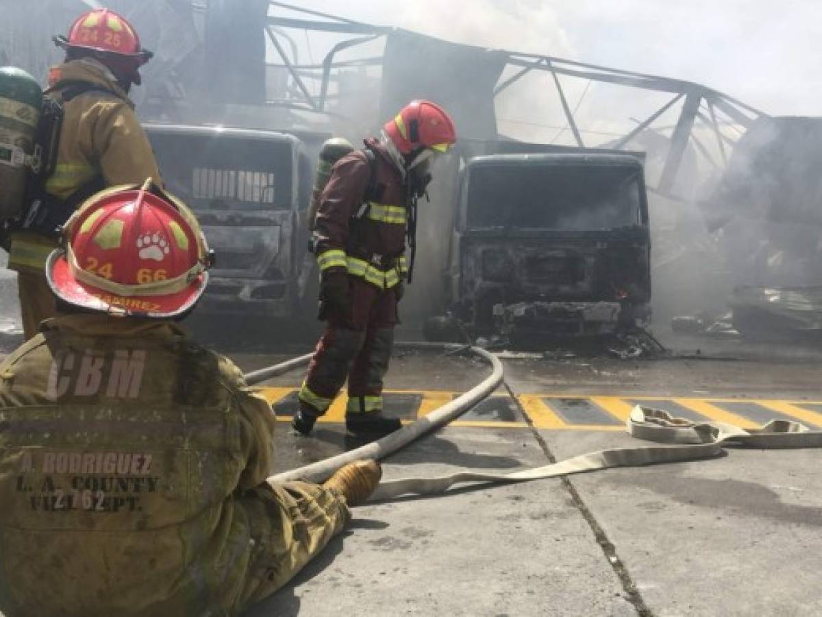 Guatemala: Incendio en planta de gas deja siete heridos.