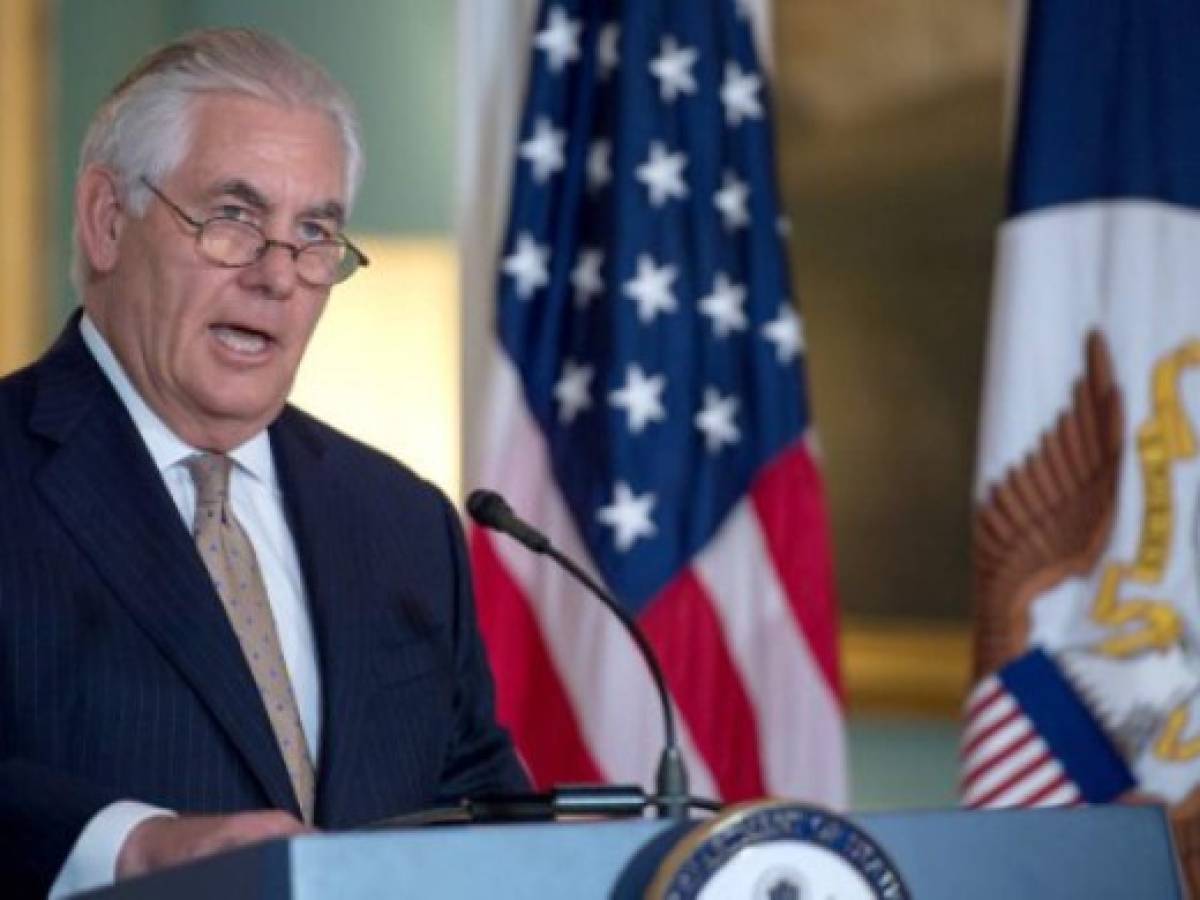 Tillerson: 'Una América Central más segura será muy útil para EEUU'