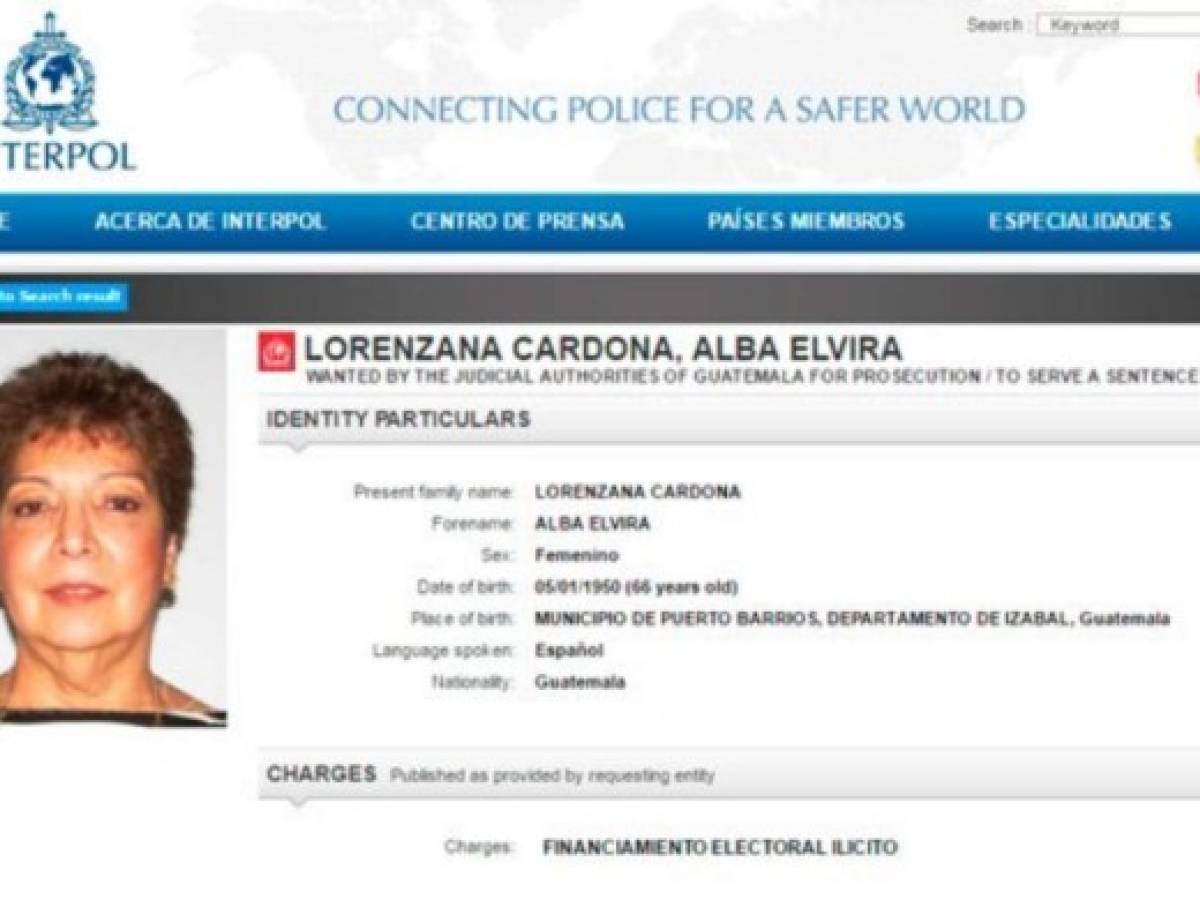 Guatemala: Interpol emite alerta roja contra la esposa del magnate televisivo Ángel González
