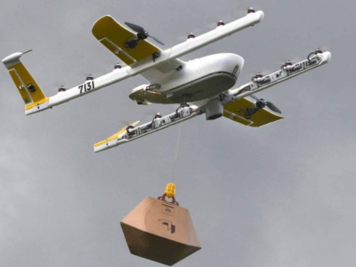 Filial de Google ya entrega productos con drones en ciudad de EEUU