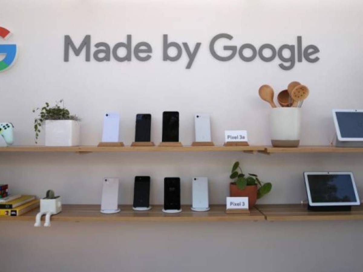 MOUNTAIN VIEW, CALIFORNIA - MAY 07: The new Google Pixel 3a (top shelf) is displayed during the 2019 Google I/O conference at Shoreline Amphitheatre on May 07, 2019 in Mountain View, California. Google CEO Sundar Pichai delivered the opening keynote to kick off the annual Google I/O Conference that runs through May 8. Justin Sullivan/Getty Images/AFP