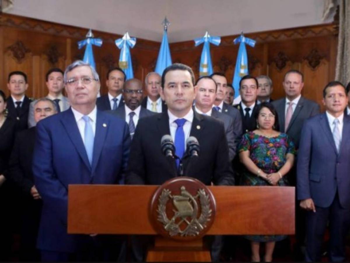 Guatemala: Jimmy Morales no acepta renuncia de ministros