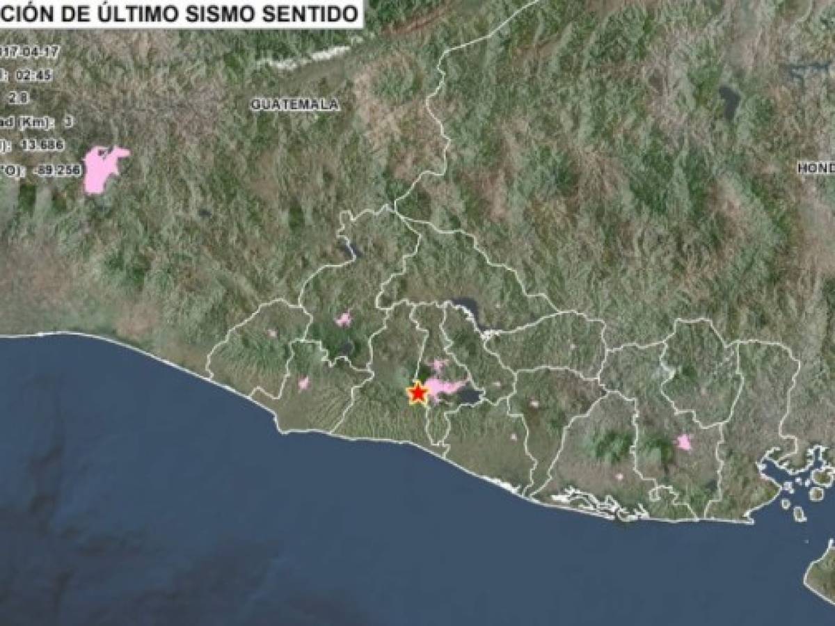El Salvador: Se reportan más de 500 sismos