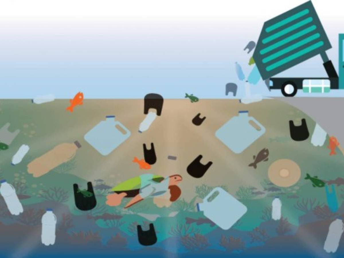 Costa Rica lanza al mar 15 camiones de plástico diariamente