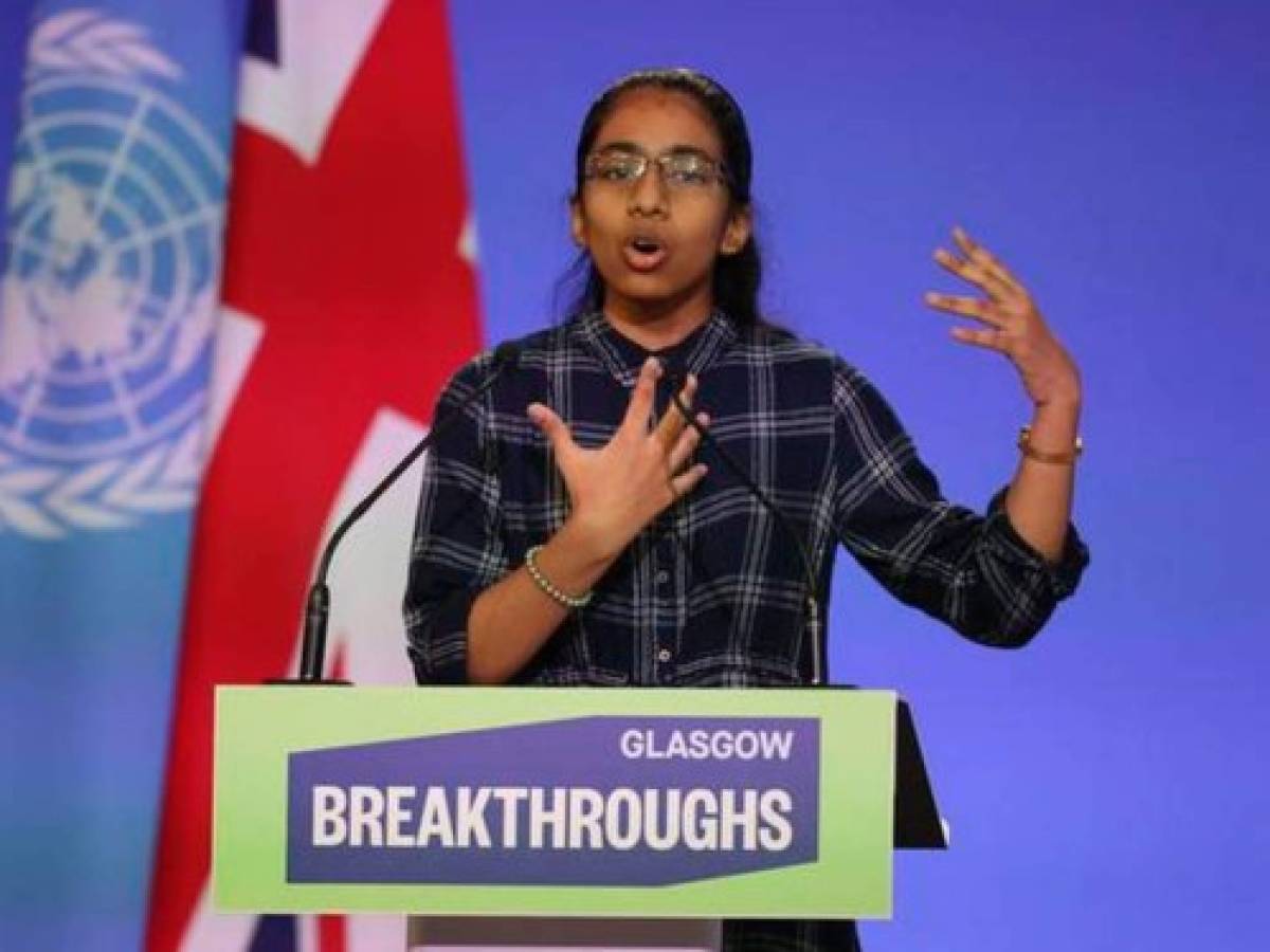 COP26: Vinisha Umashankar, la adolescente ganadora de US$1.300.000 por su creación
