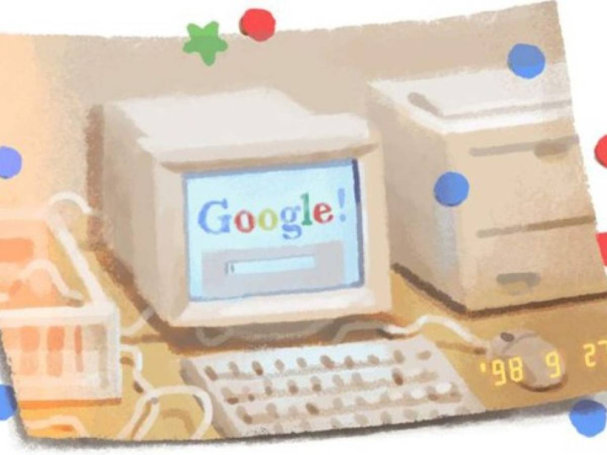 Google celebra el lanzamiento de su primer buscador con peculiar doodle