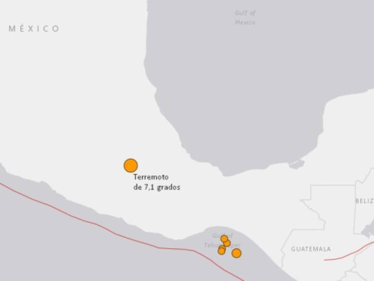 Terremoto de 7,1 sacude a la Ciudad de México