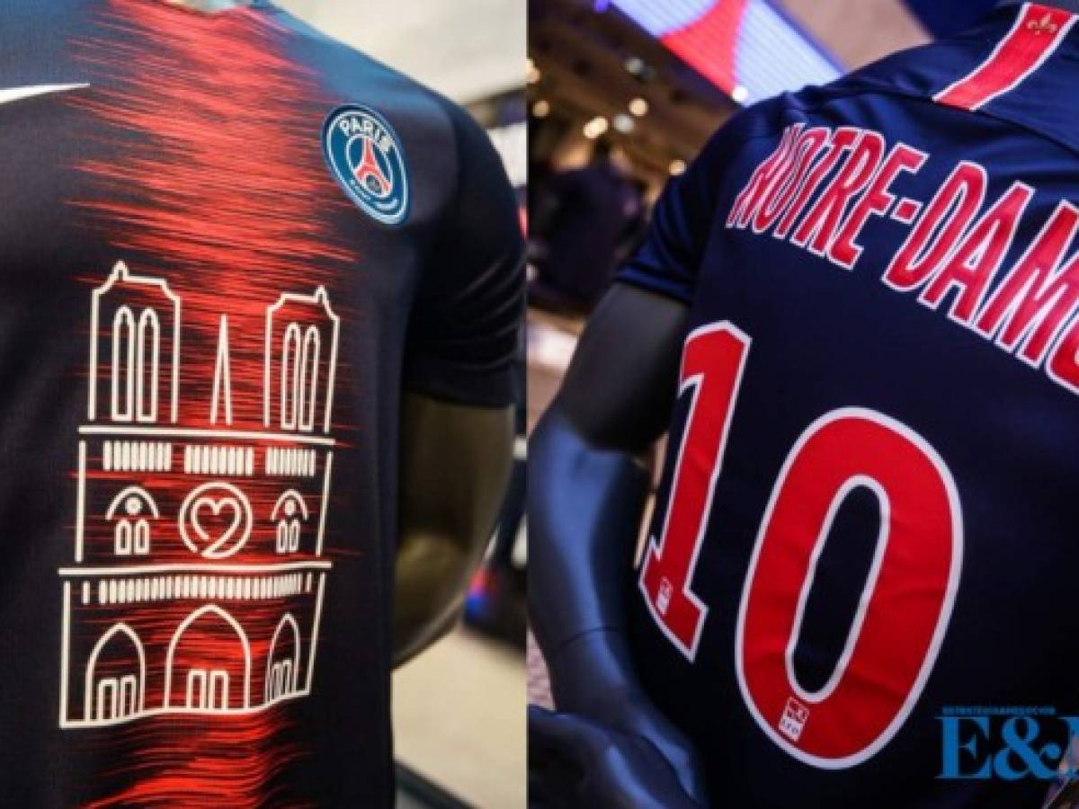 El PSG vende 1.000 camisetas conmemorativas de Notre Dame en menos de media hora