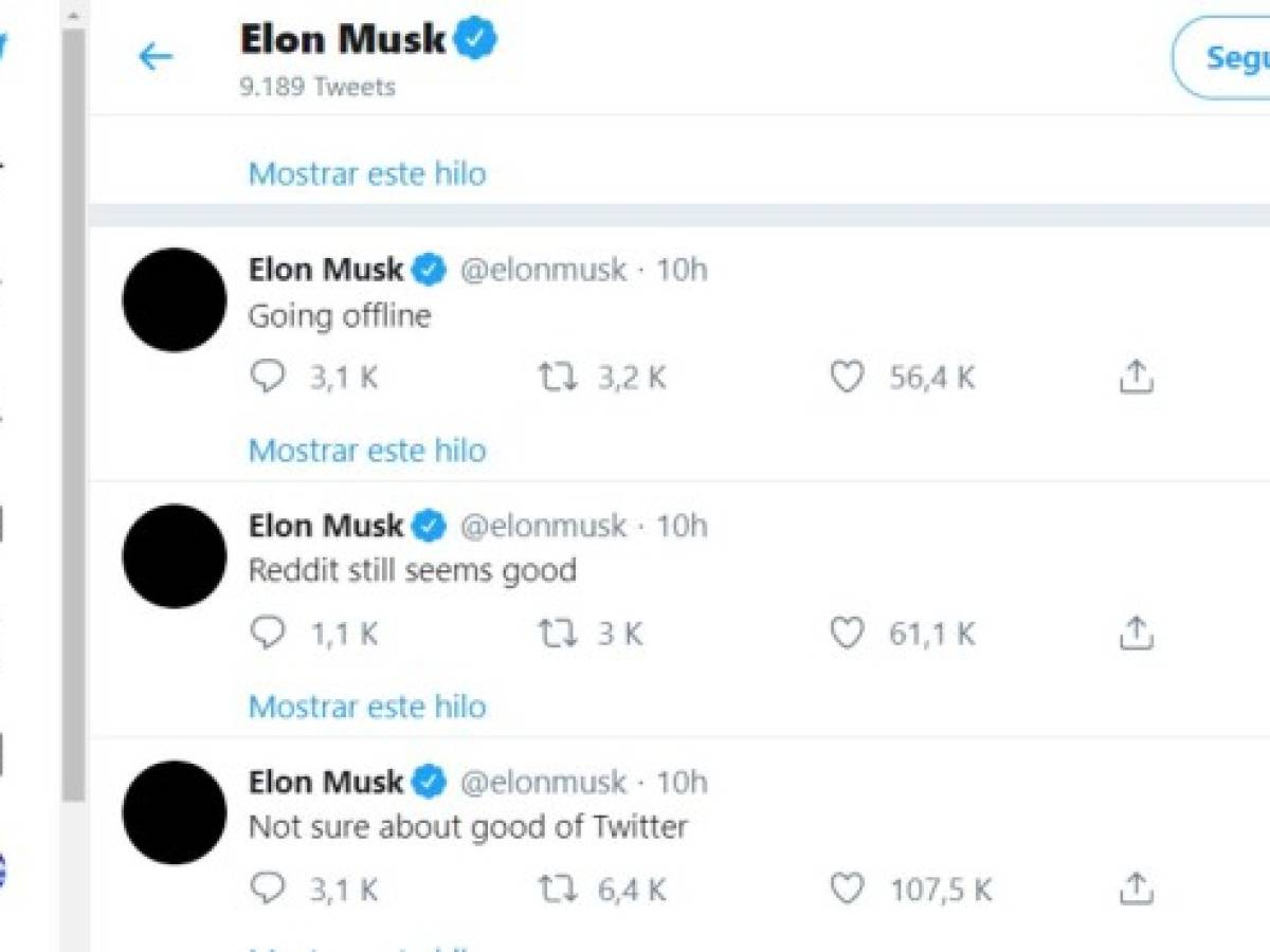 Elon Musk, el director de Tesla, anuncia que se va de Twitter