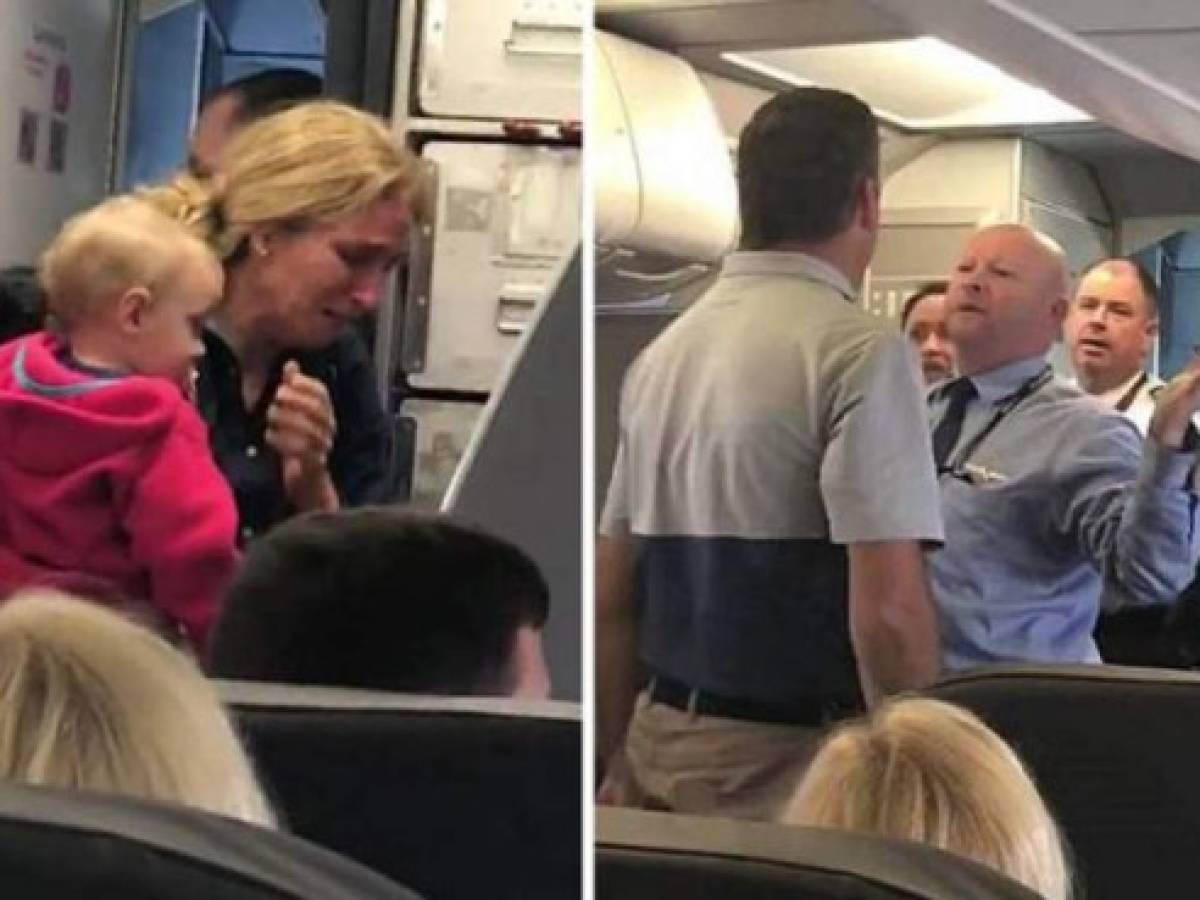 American Airlines en problemas tras video que refleja maltrato a una pasajera y a su bebé
