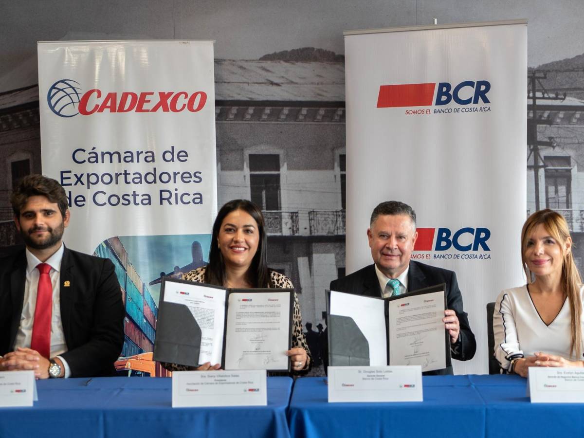 Banco de Costa Rica y CADEXCO firman alianza en beneficio de sector exportador