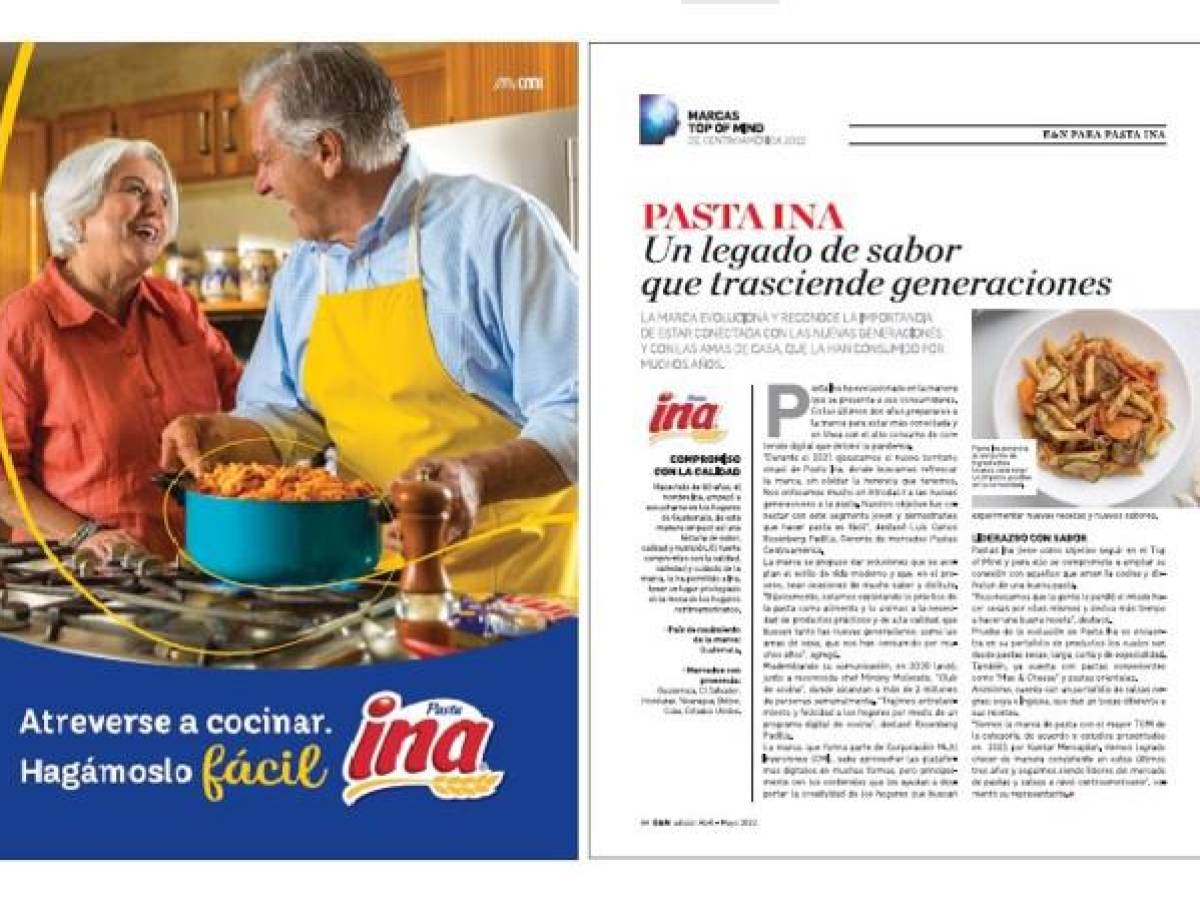 Pasta INA: Un legado de sabor que trasciende generaciones Pasta INA: Un legado de sabor que trasciende generaciones