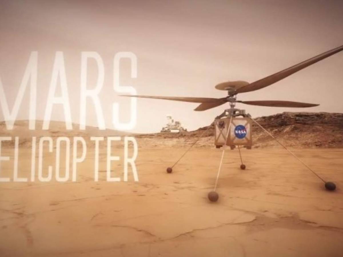 NASA enviará por primera vez un helicóptero a explorar Marte