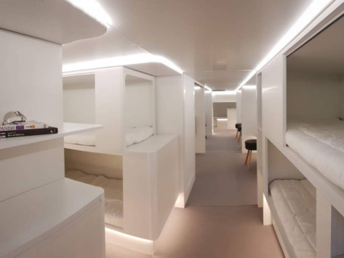 Airbus ofrecerá nuevas instalaciones de descanso para los pasajeros en la cubierta inferior