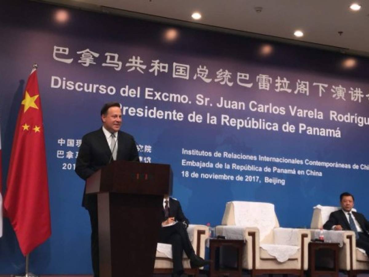 Varela propone a Panamá como plataforma latinoamericana para China