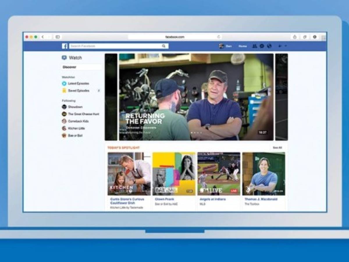 Facebook expande servicio Watch por crecimiento de usuarios