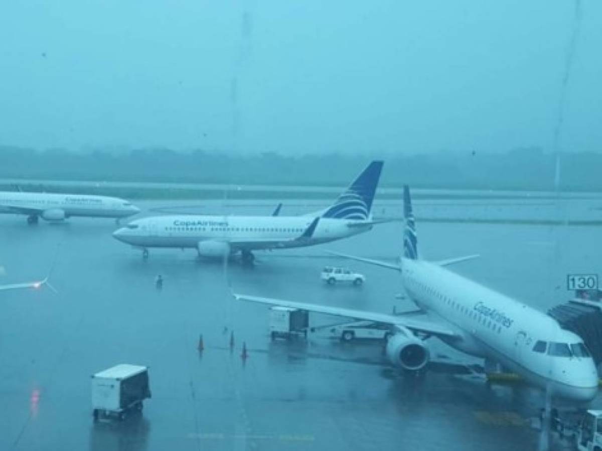 Panamá: Lluvias intensas afectaron la operación del Aeropuerto Internacional de Tocumen