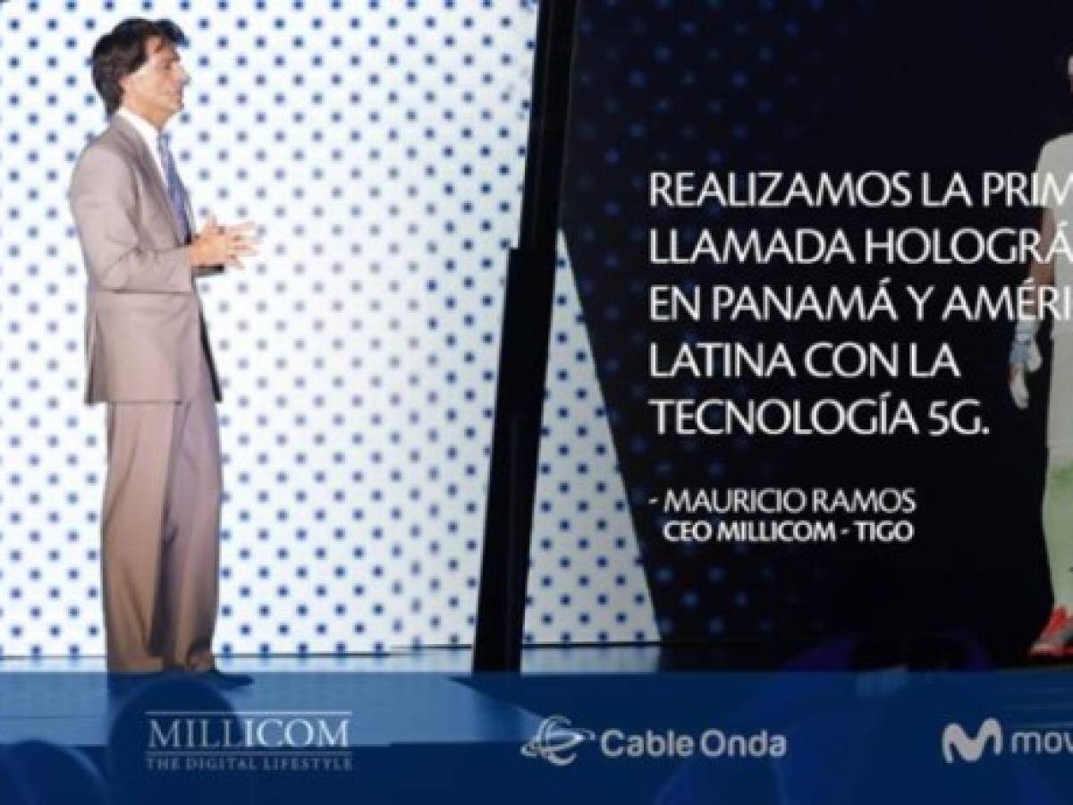 Millicom-Tigo realiza la primera llamada holográfica en Latinoamérica