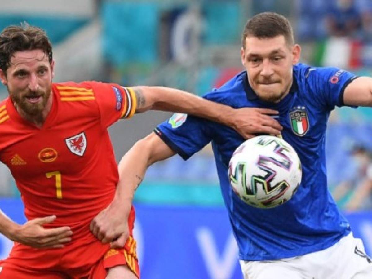 Eurocopa: Italia con la mínima ante Gales, pero sigue firme