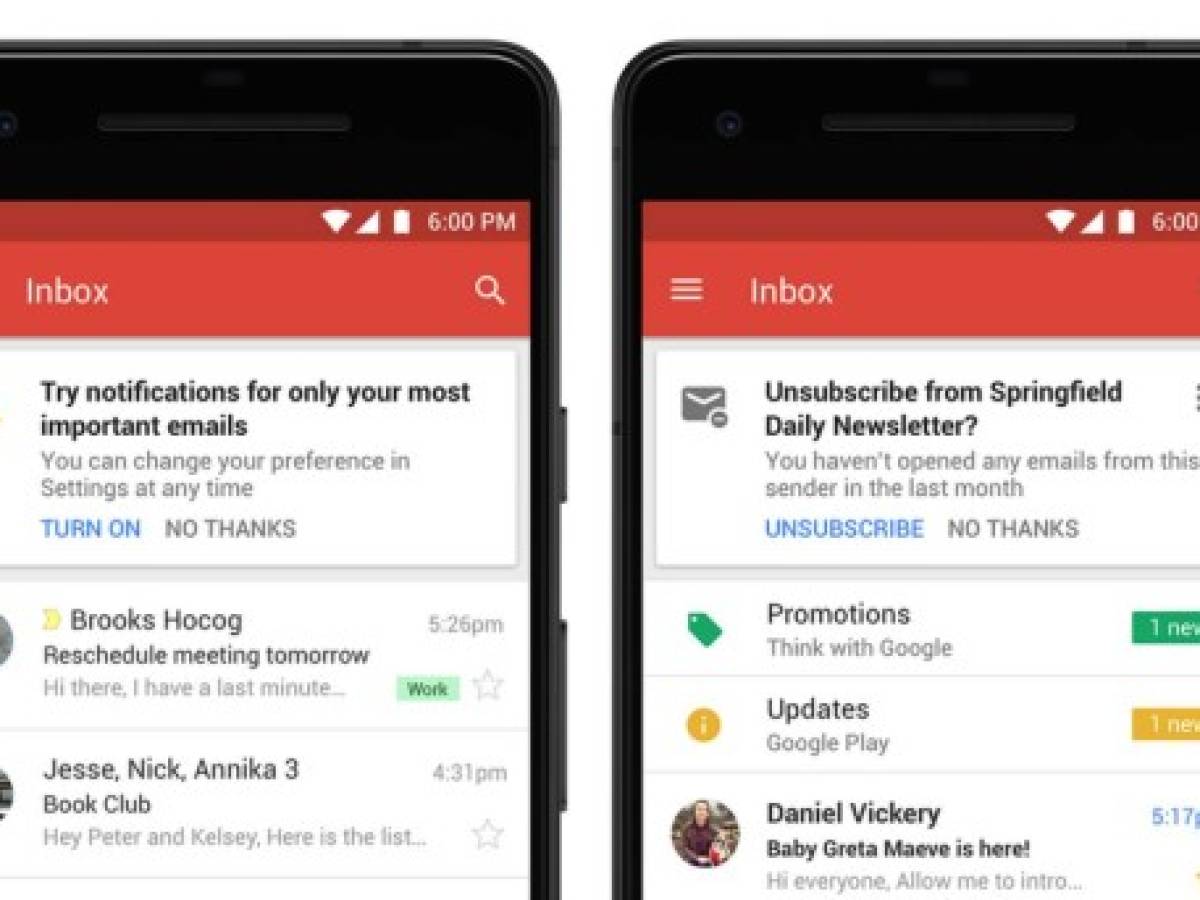 Google aumenta los controles de privacidad en su actualización de Gmail