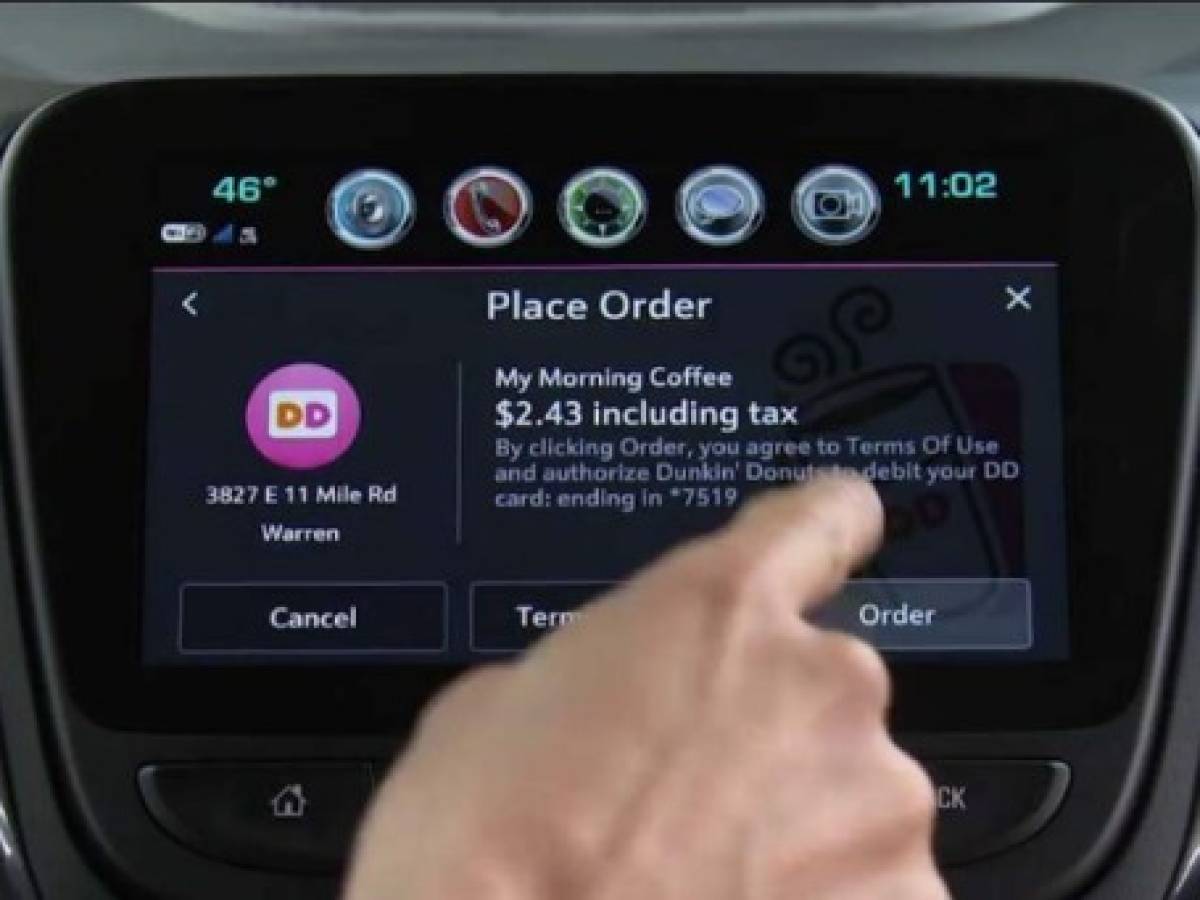 GM lanza app para comprar café y comida desde sus autos