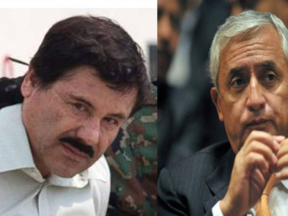 Pérez Molina habría recibido soborno de 'El Chapo'... y lo traicionó