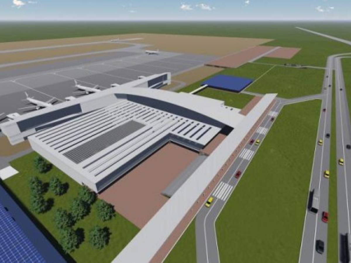 Así se verá el aeropuerto de Palmerola. Así se verá el aeropuerto de Palmerola.