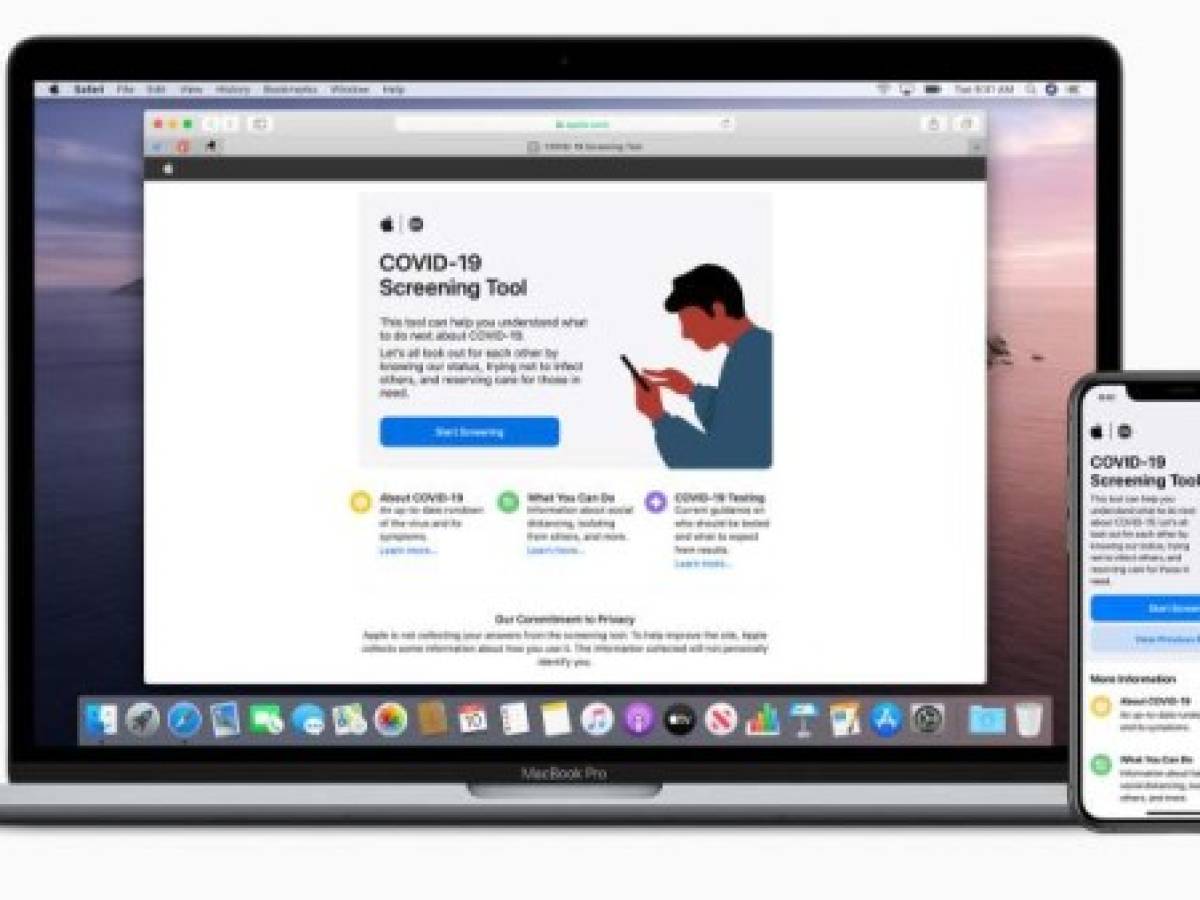 Apple's new COVID-19 app and website provides the latest information from the Centers for Disease Control and Prevention. Apple's new COVID-19 app and website provides the latest information from the Centers for Disease Control and Prevention.