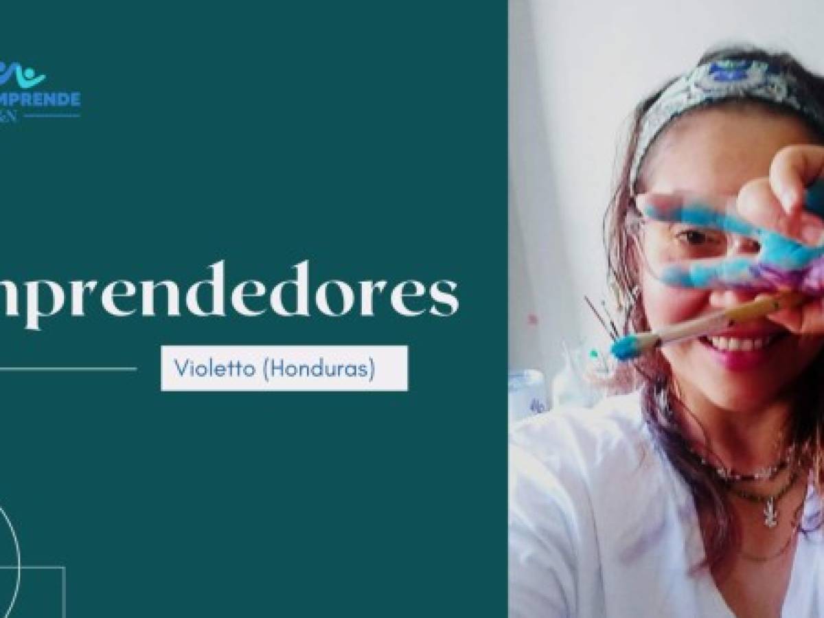 Glenda Romero: Arte Violetto nace tras vencer el miedo a empezar en medio de tiempos difíciles