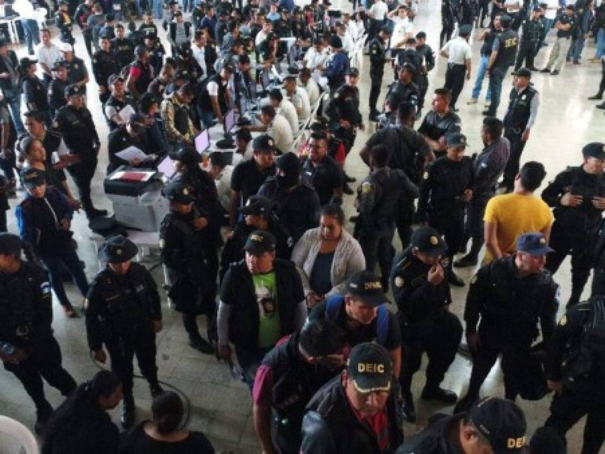 Al menos 170 detenidos en vasto operativo contra extorsiones en Guatemala