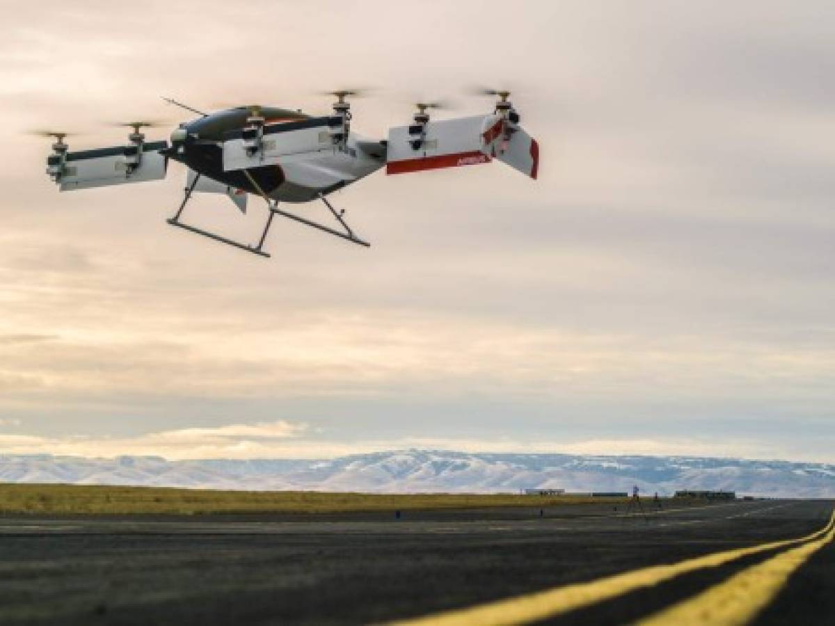 Vahana, el vehículo volador autónomo eléctrico de Airbus de despegue y aterrizaje vertical