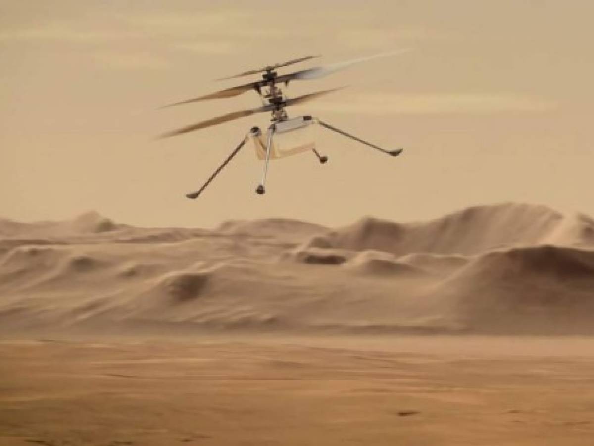 Histórico: Helicóptero Ingenuity completa primer vuelo en Marte