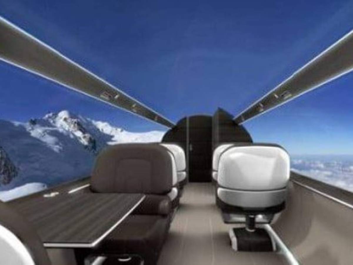 ¿El futuro de los aviones de pasajeros será sin ventanas?