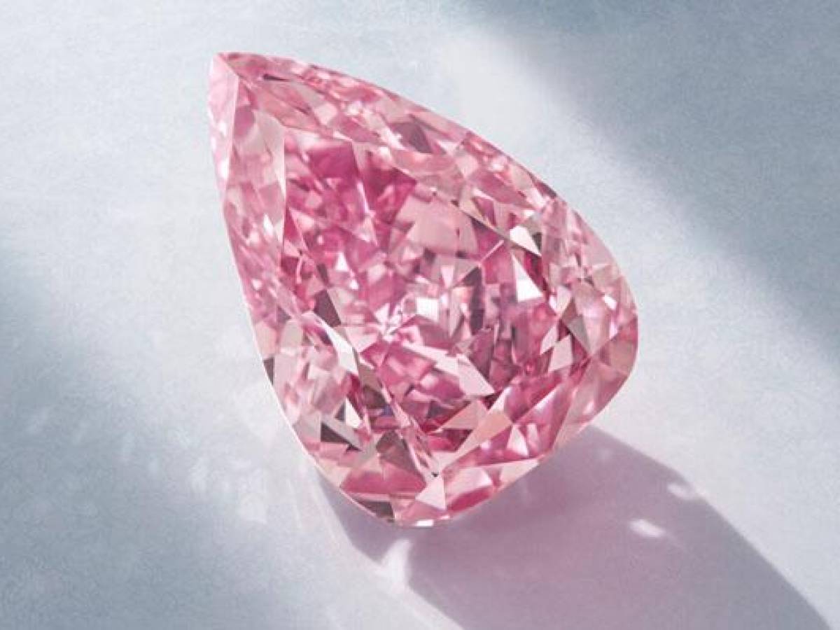 Así es el diamante rosa ‘Fortune Pink’, subastado por US$28.5 millones