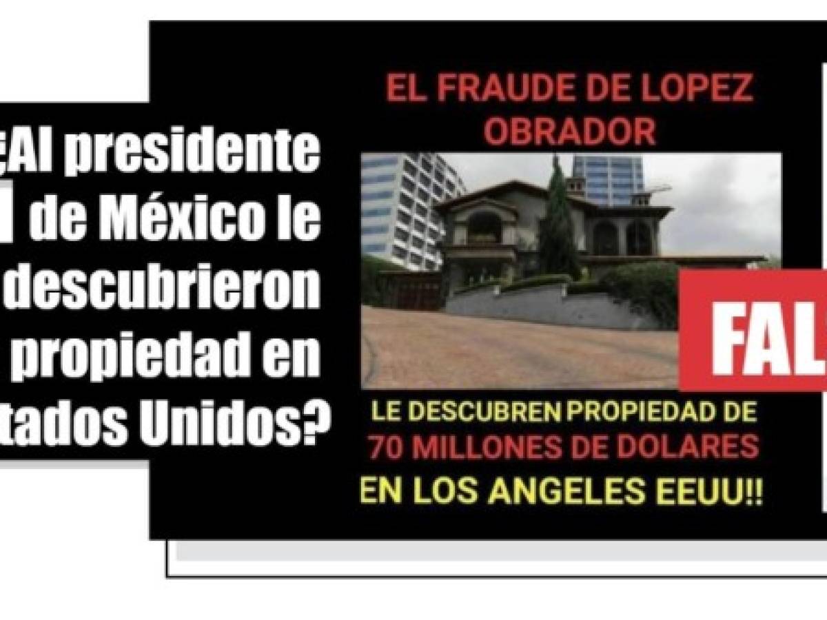 México: No, esta foto no muestra una mansión de López Obrador en EE.UU.